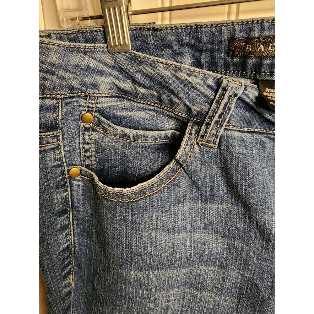 BACCINI Jeans Embellished Pockets Women's Size‎ 8 Jeans Blue